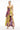 Kiara Multicolored Ikat Print Maxi Dress