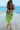 Lime Swirl Mini Dress Whit Sarong