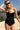 Chic Pearl Button Strapless Swimsuit