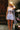 Lotus Leaf Neck Mini Dress