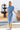 Gina Gathered Knotted Denim Midi Shirt Dress