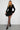 Hermosa Ruffle Asymmetric Hem Mini Velvet Dress