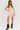 Cream Patchwork Mini Dress