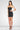 Laura Bow-tie Strapless Satin Mini Dress