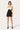 Myrna Flower Crepe Mini Dress