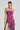 Pam Printed Strapless Slit Maxi Dress