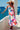Vacation-Style French Floral Print Maxi Dress