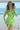 Lime Swirl Mini Dress Whit Sarong