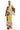 Abstract Watercolor Print Ultra-Long Dress