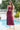 Burgundy Boho Beaded Cutout Swimsuit Set