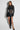 Sexy Patchwork Long Sleeve Mini Dress