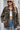 Washed Leopard Print Denim Jacket