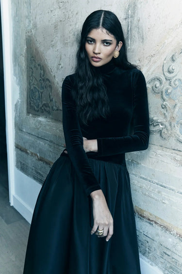 Florienne Long Sleeve Midi Dress