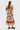 Rosalinde Round Neck Floral Maxi Dress In Red