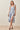 Joa Printed Ruffle Strap Slit Midi Dress