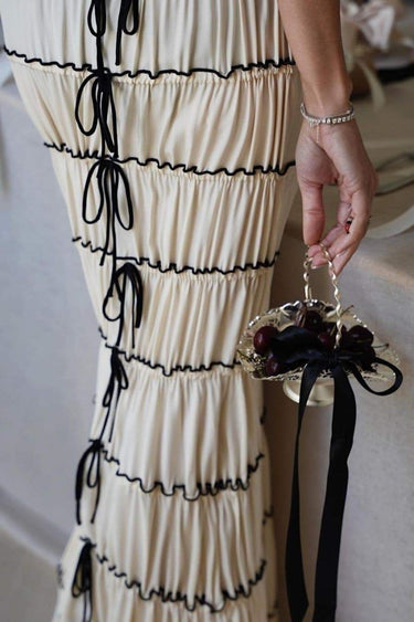 Melissa Ruffle Tunnel Maxi Dress